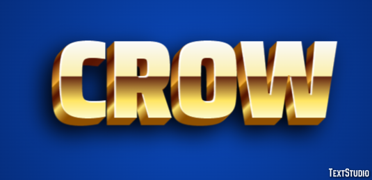 Crow Text Effect