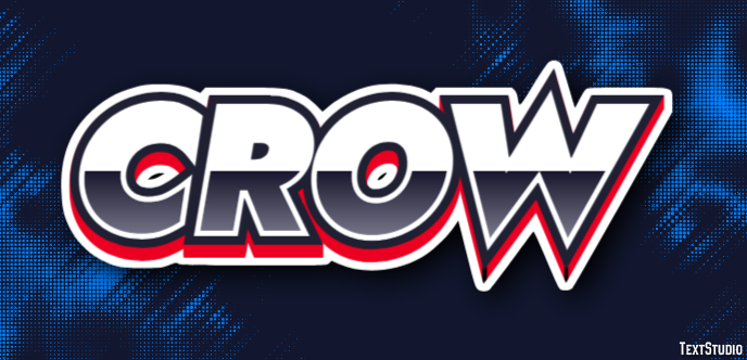 Crow Effet de texte
