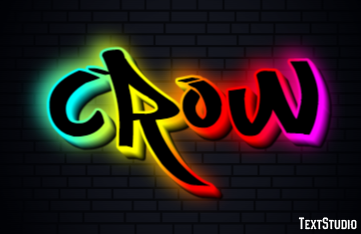 Crow Text Effect