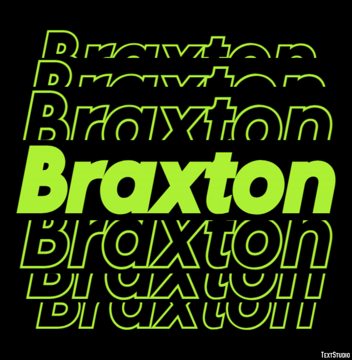 Braxton Text Effect