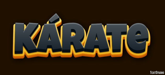 Kárate Efecto de Texto
