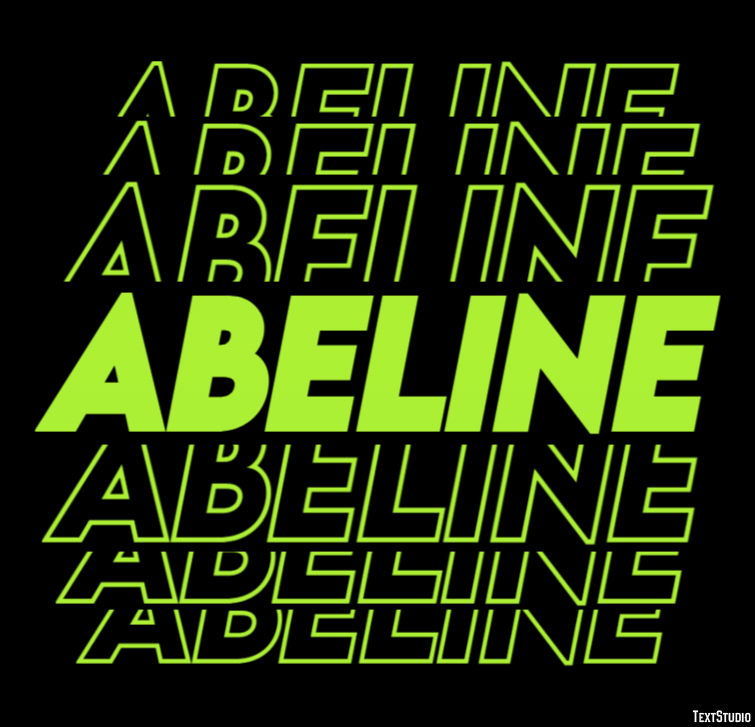 Abeline Effet de Texte