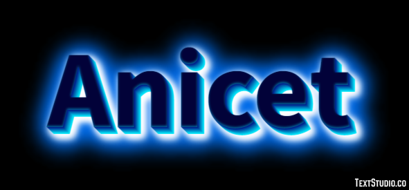 Anicet Эффект текста