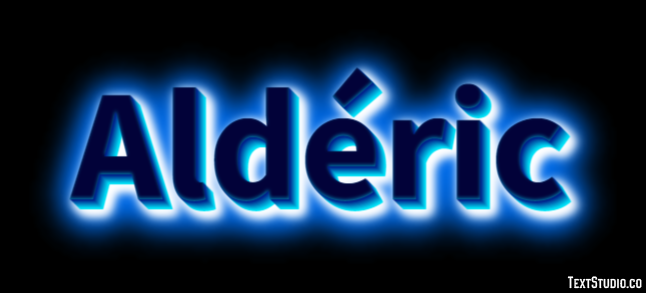 Aldéric Text Effect