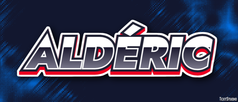 Aldéric Text Effect