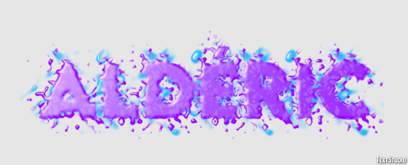 Aldéric Text Effect