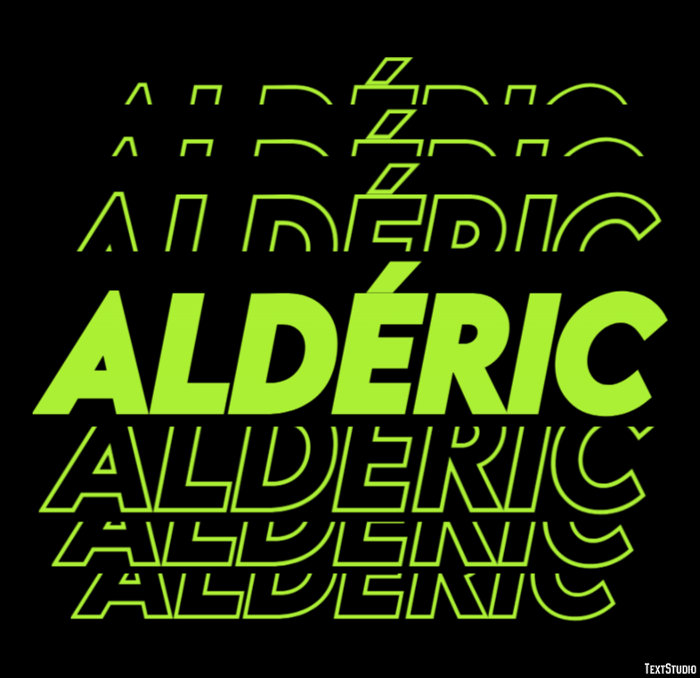 Aldéric Text Effect