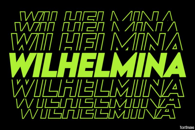 Wilhelmina Efekt tekstowy
