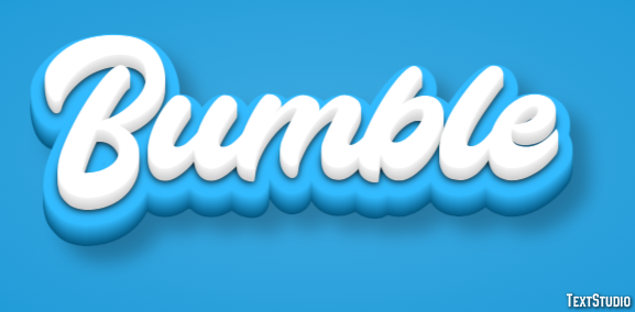 Bumble Text effect