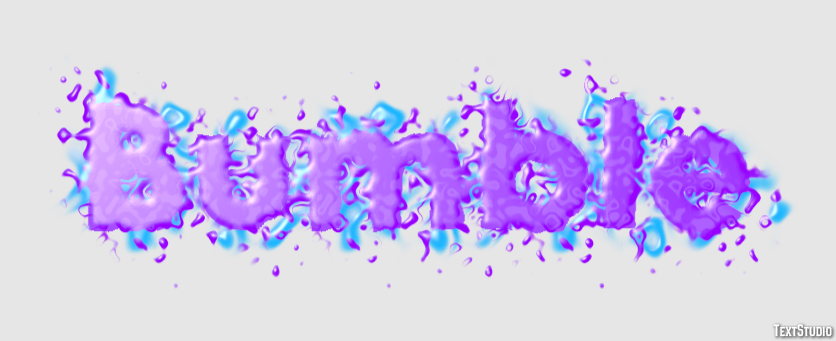 Bumble Text effect