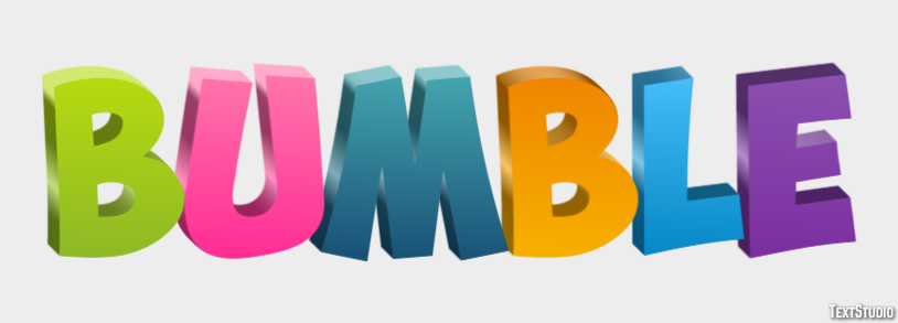 Bumble Text effect