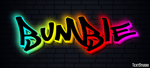 Bumble Text effect