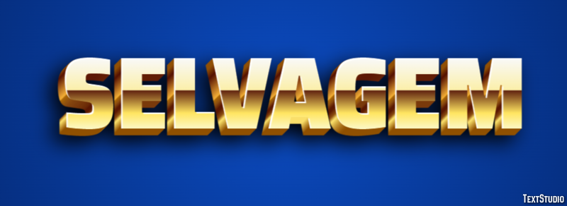 Selvagem Efeito de texto