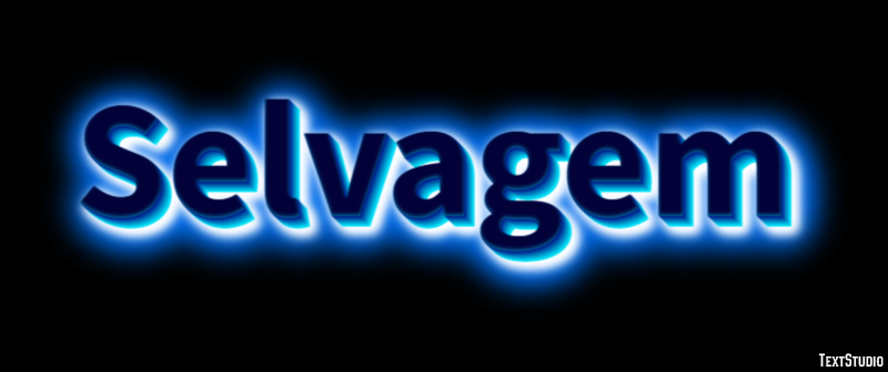 Selvagem Efeito de texto