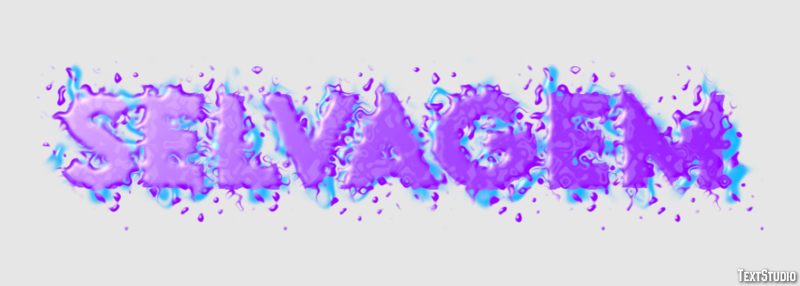 Selvagem Efeito de texto