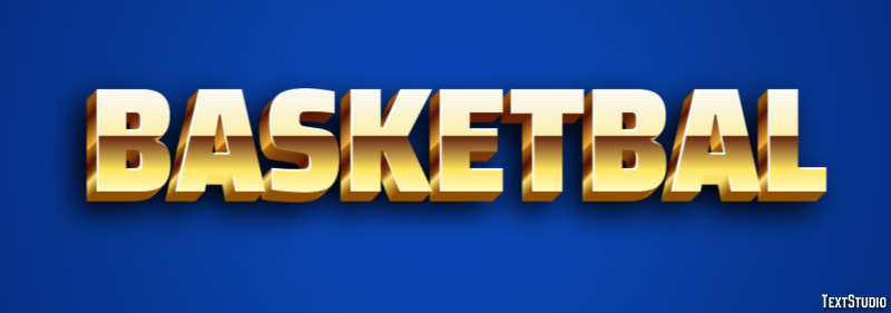 Basketbal Tekst Effect