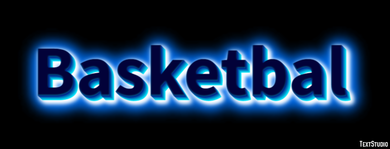 Basketbal Tekst Effect