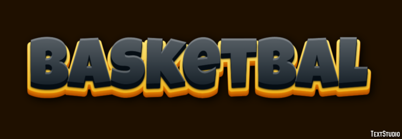Basketbal Tekst Effect