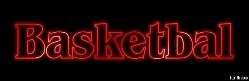 Basketbal Tekst Effect