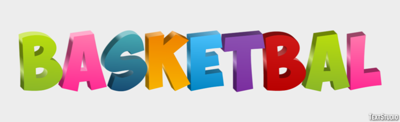 Basketbal Tekst Effect