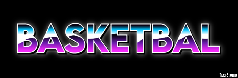 Basketbal Tekst Effect
