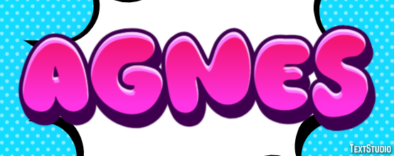 Agnes Text effect