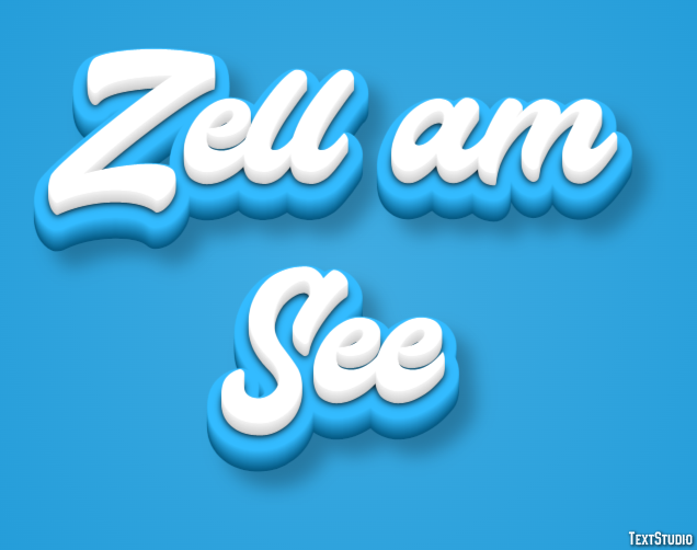 Zell am See Efekt tekstowy