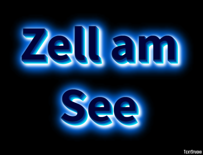 Zell am See Efekt tekstowy