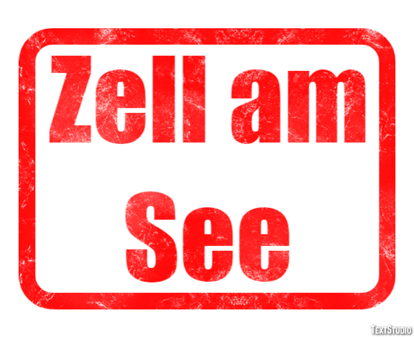 Zell am See Efekt tekstowy