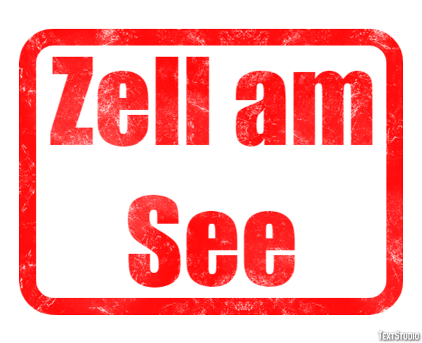 Zell am See Efekt tekstowy