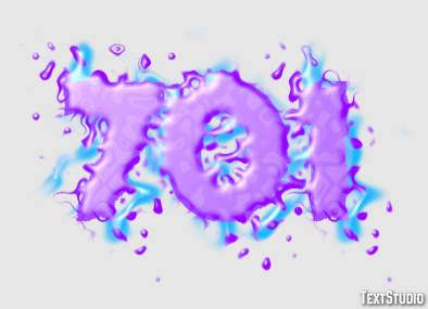 701 Efecto de Texto