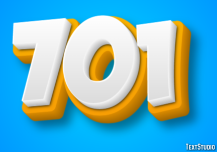 701 Efecto de Texto