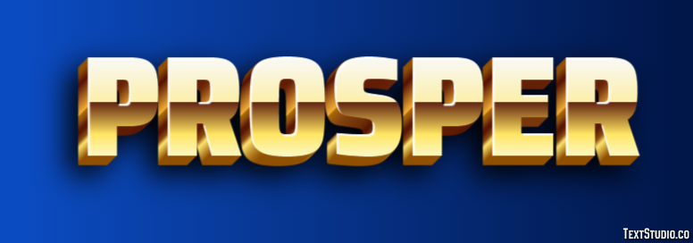 Prosper Text Effect