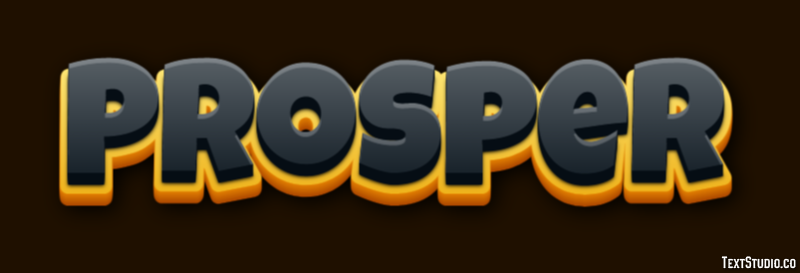 Prosper Text Effect