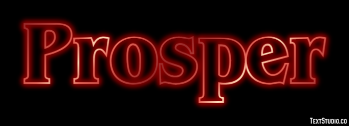 Prosper Text Effect