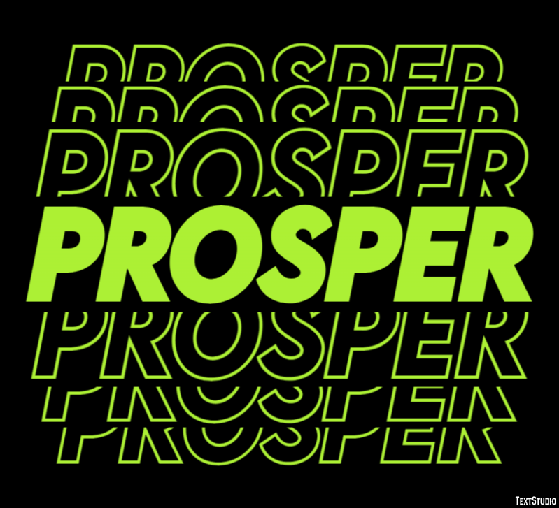 Prosper Text Effect