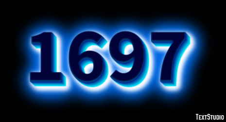 1697 Tekst effect