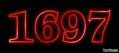 1697 Tekst effect