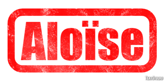 Aloïse Efecto de Texto