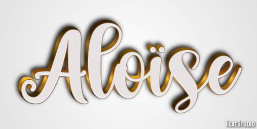 Aloïse Efecto de texto