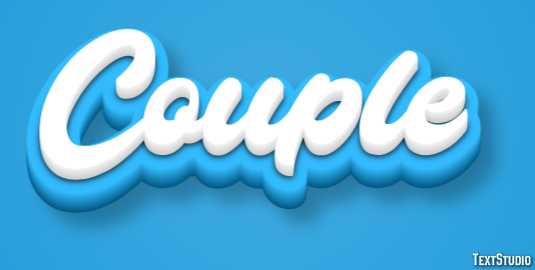 Couple Text Effect
