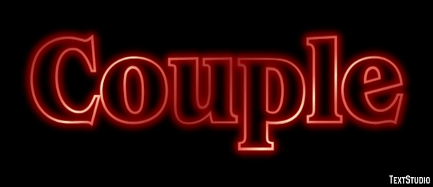 Couple Text Effect