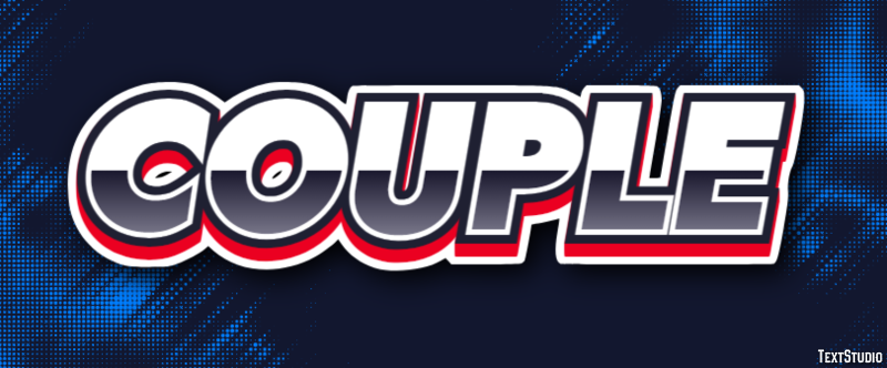 Couple Text Effect