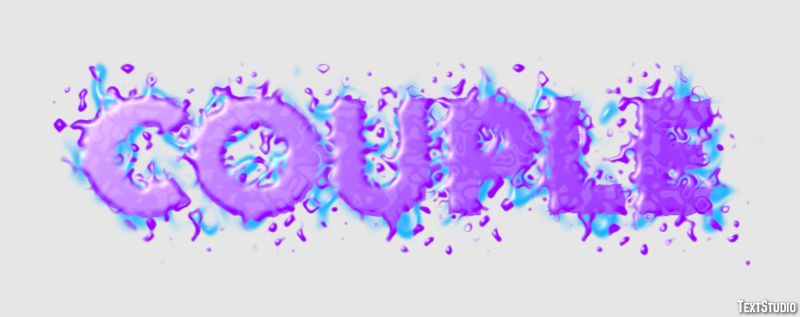 Couple Text Effect