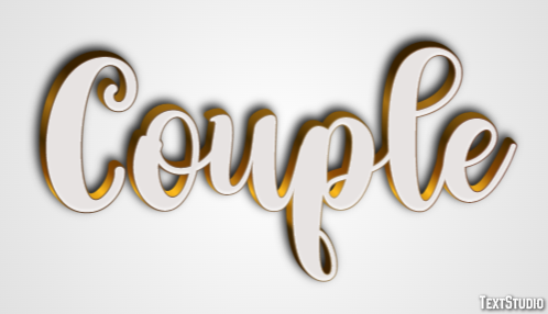 Couple Text Effect