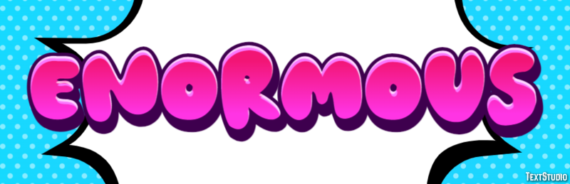Enormous Text Effect