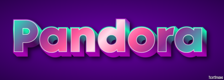 Pandora Tekst Effect