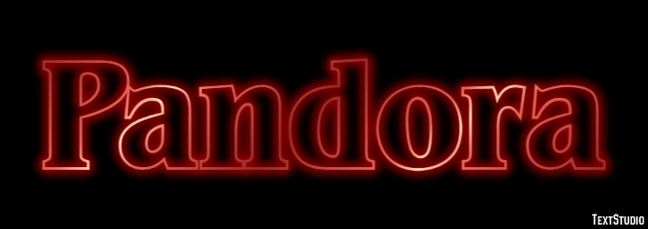 Pandora Text effect
