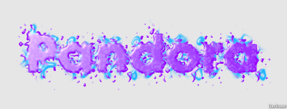 Pandora Text effect