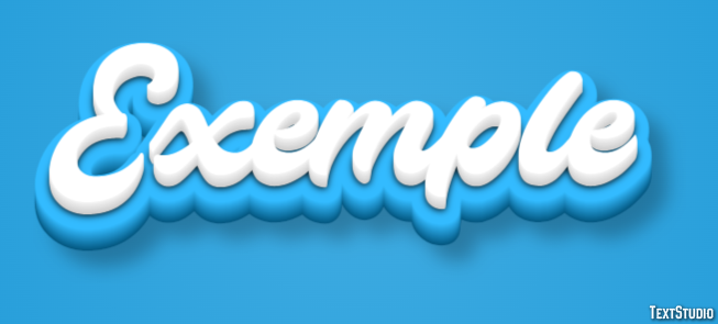 Exemple Эффект текста